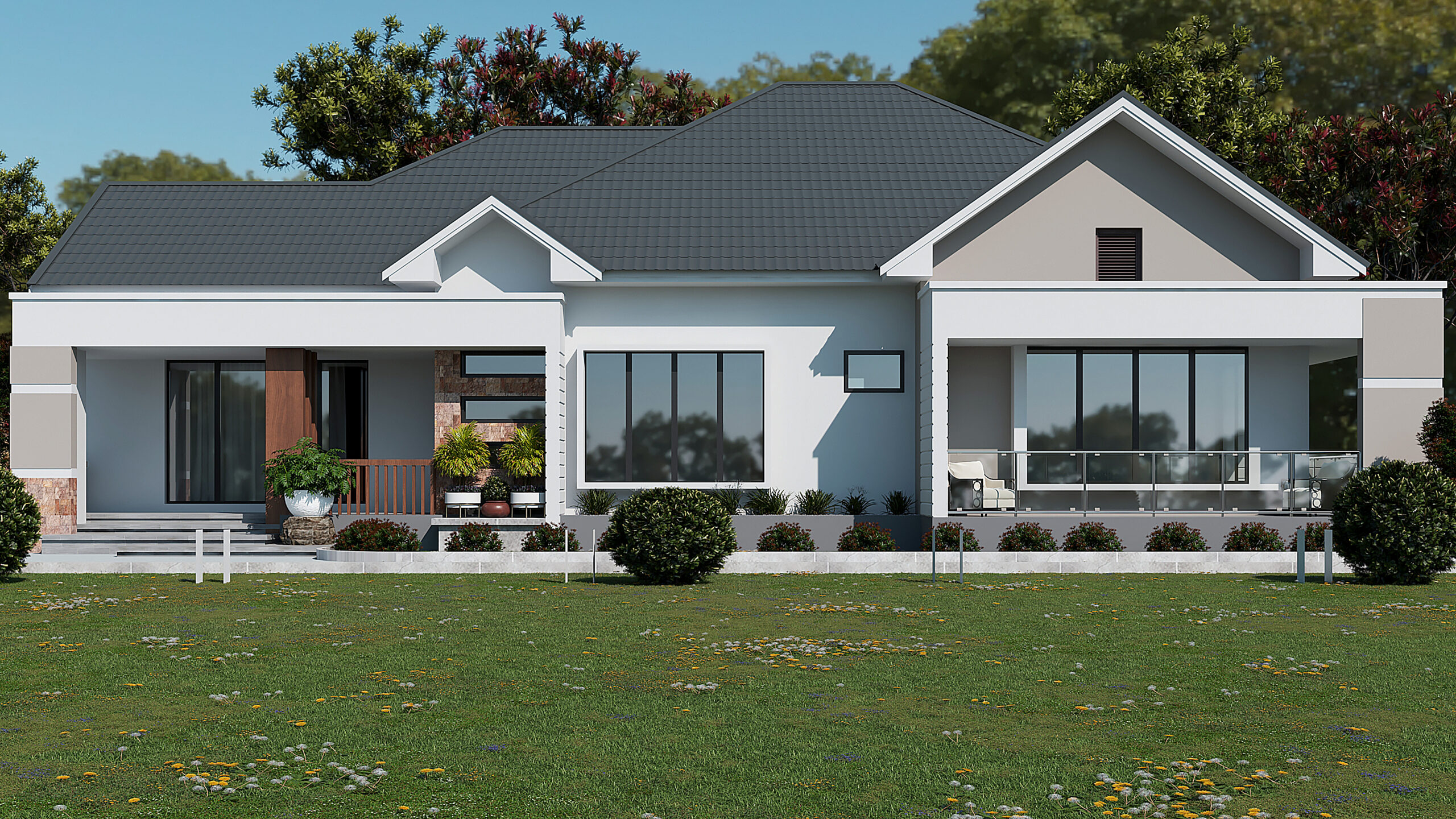 FOUR BEDROOM RESIDENTIAL BUILDING